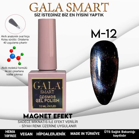 Gala Cat eye kalıcı oje M12